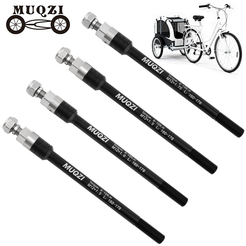Mountain Biking Kids - MUQZI Bicycle Trailer Hitch Adapter 12mm