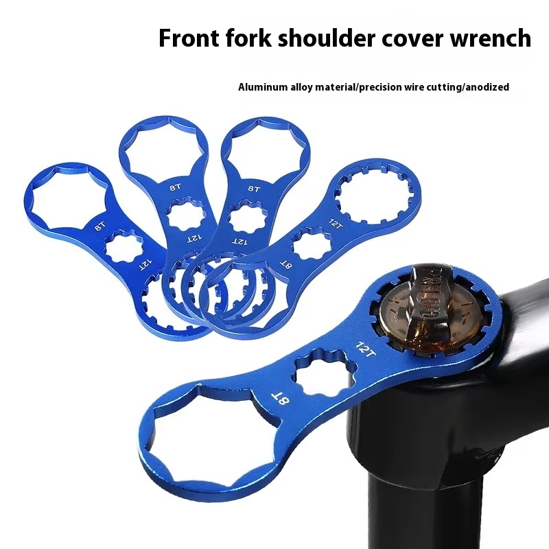 Mountain Biking Hat - MTB Bicycle Aluminum Front Fork Wrench