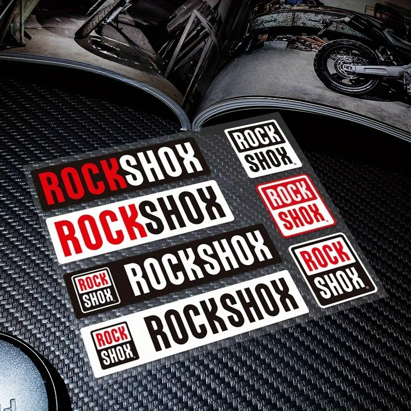 Mountain Biking Body Armour - 2Pcs For Rockshox Bike Stickers, Mountain