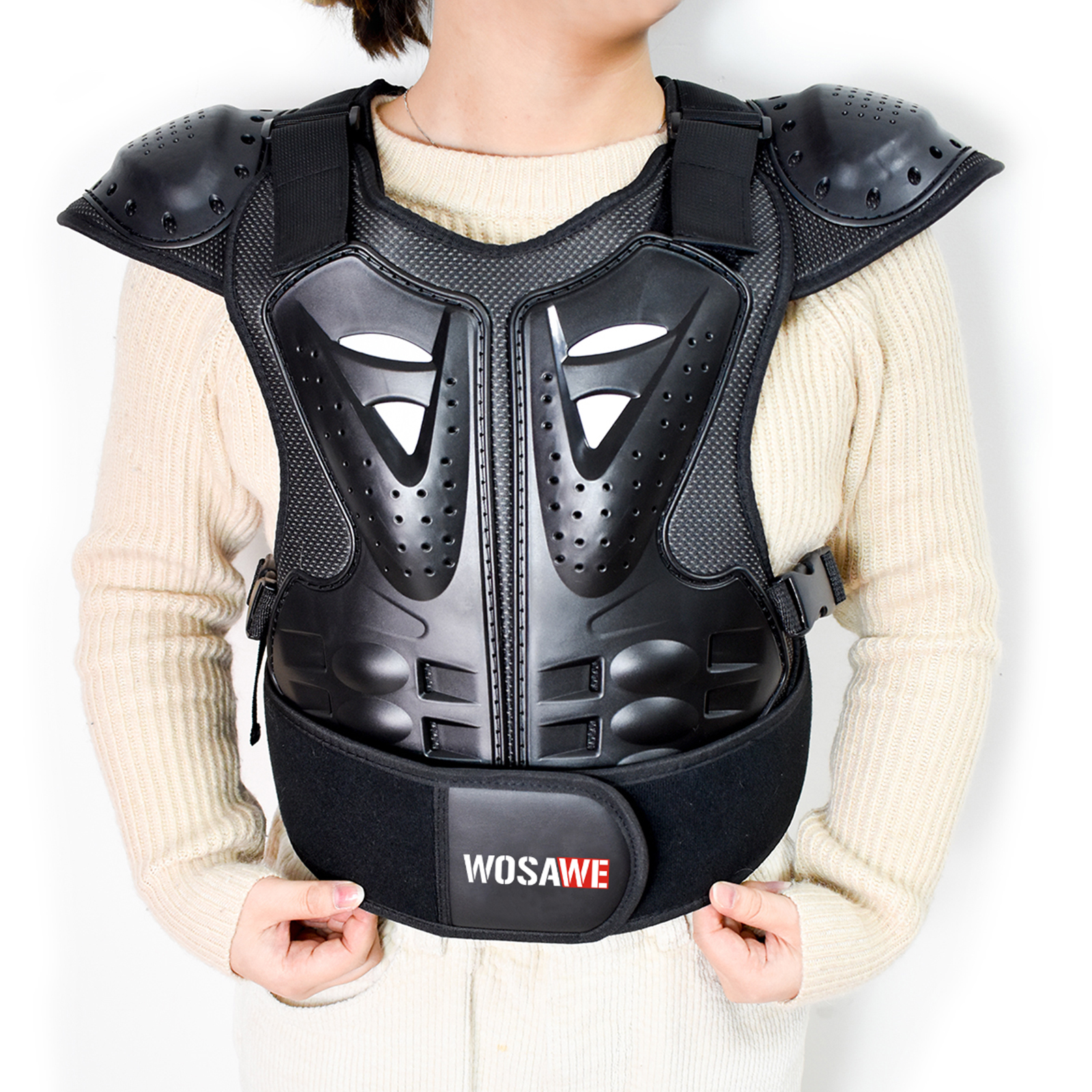 WOSAWE Kids Chest Vest Motocro - Mountain Biking Body Armour ulasan dan harga