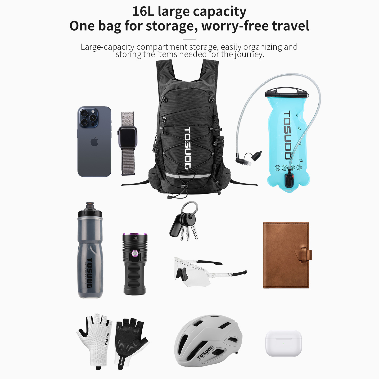 TOSUOD Motorcycle Cycling Hydr - Mountain Biking Hydration Pack ulasan dan harga