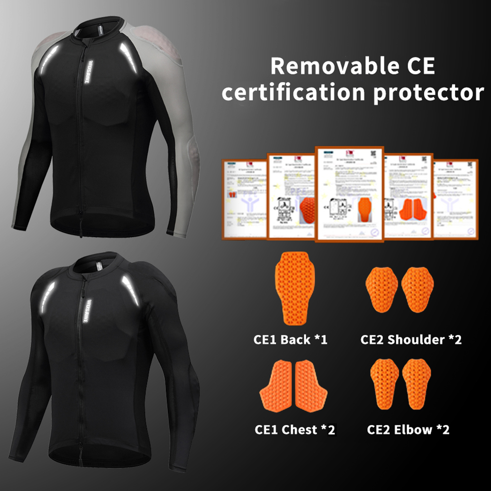 WOSAWE Motorcycle Jacket Men F - Mountain Biking Body Armour ulasan dan harga