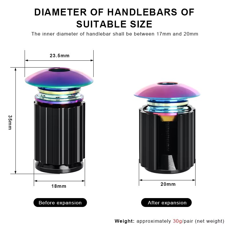 RIDERACE Bicycle Handlebar End - Mountain Biking Hat ulasan dan harga