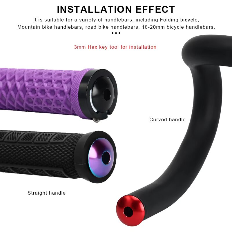 RIDERACE Bicycle Handlebar End - Mountain Biking Hat ulasan dan harga